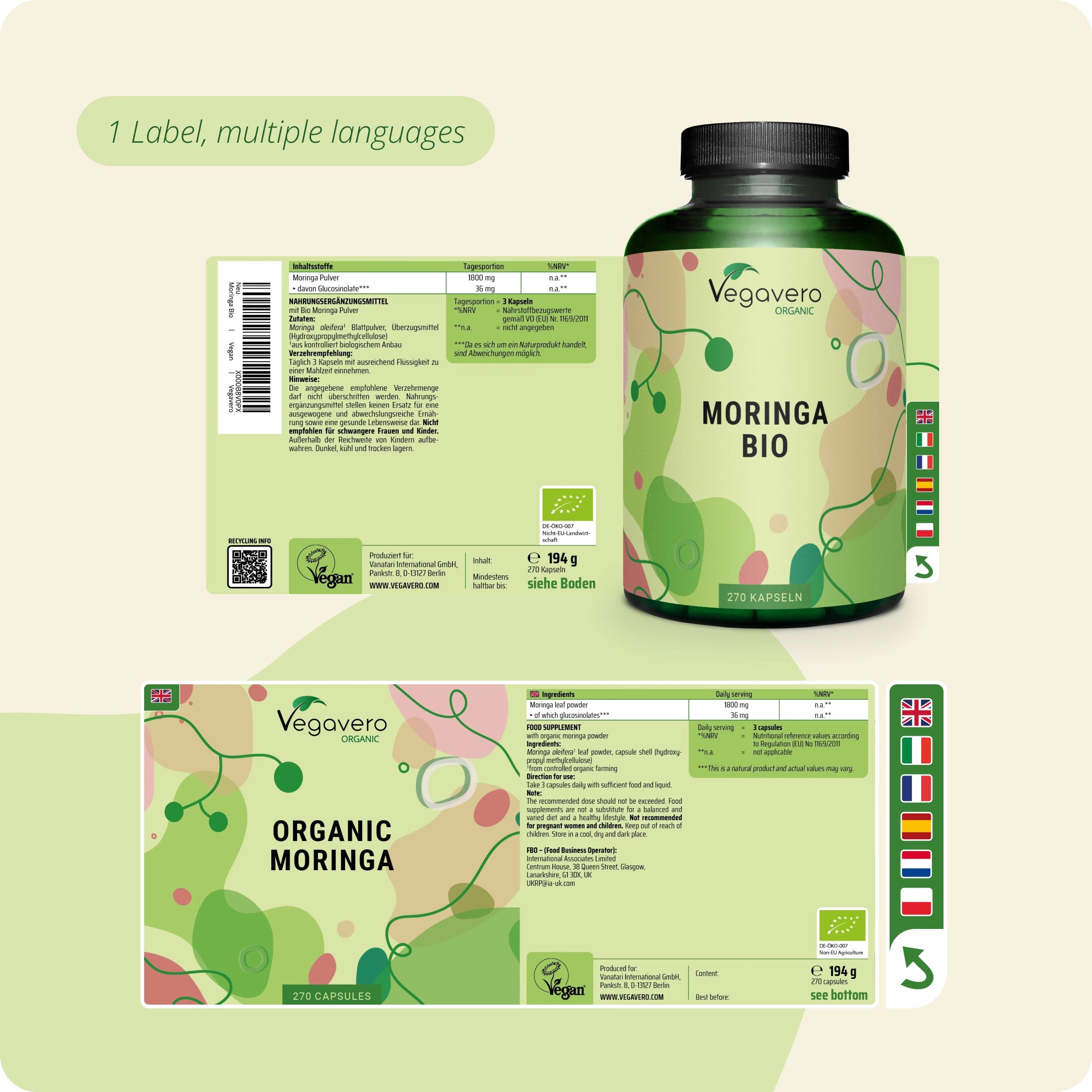 Moringa Oleifera Capsules Organic