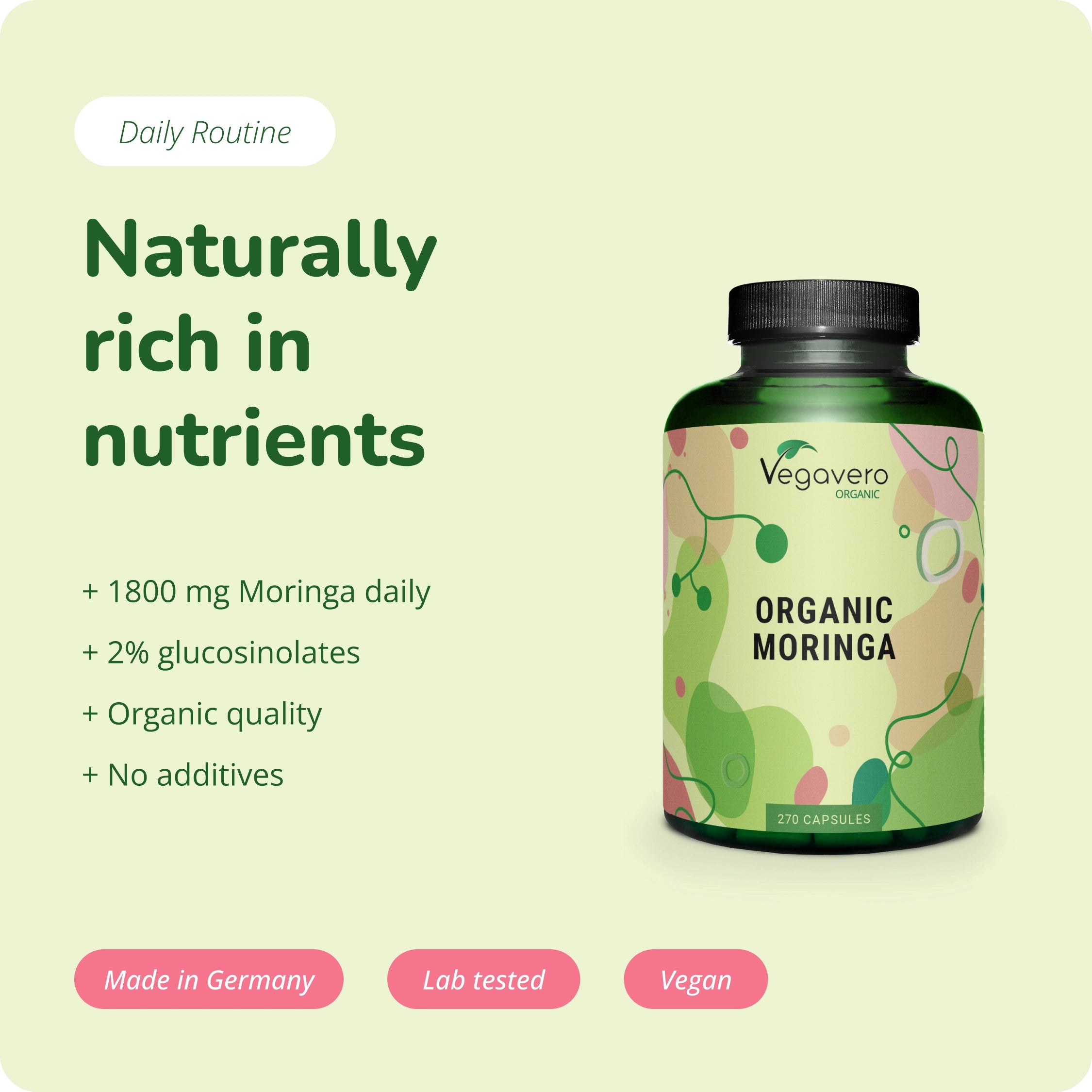 Moringa Oleifera Capsules Organic