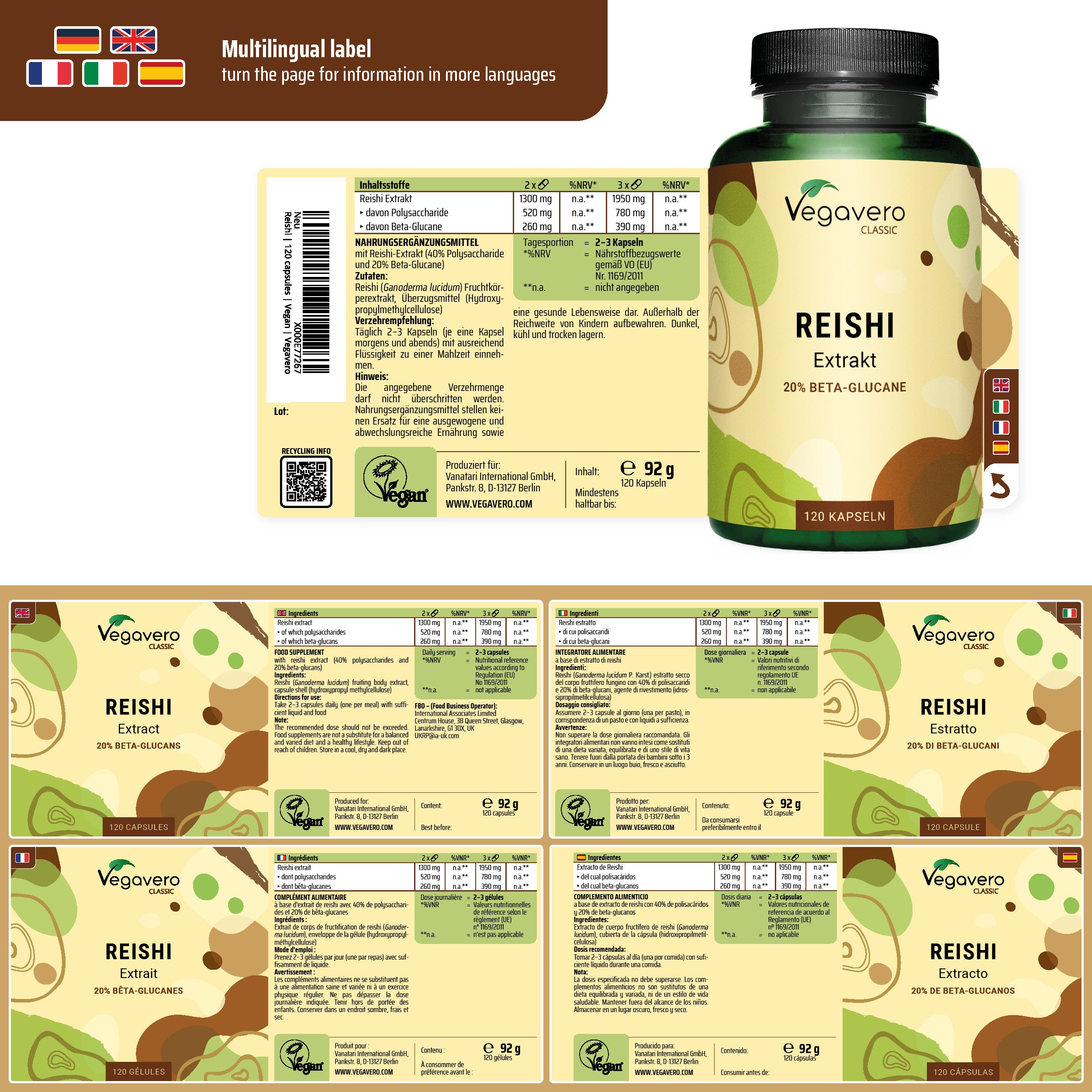 Reishi Extrakt Kapseln