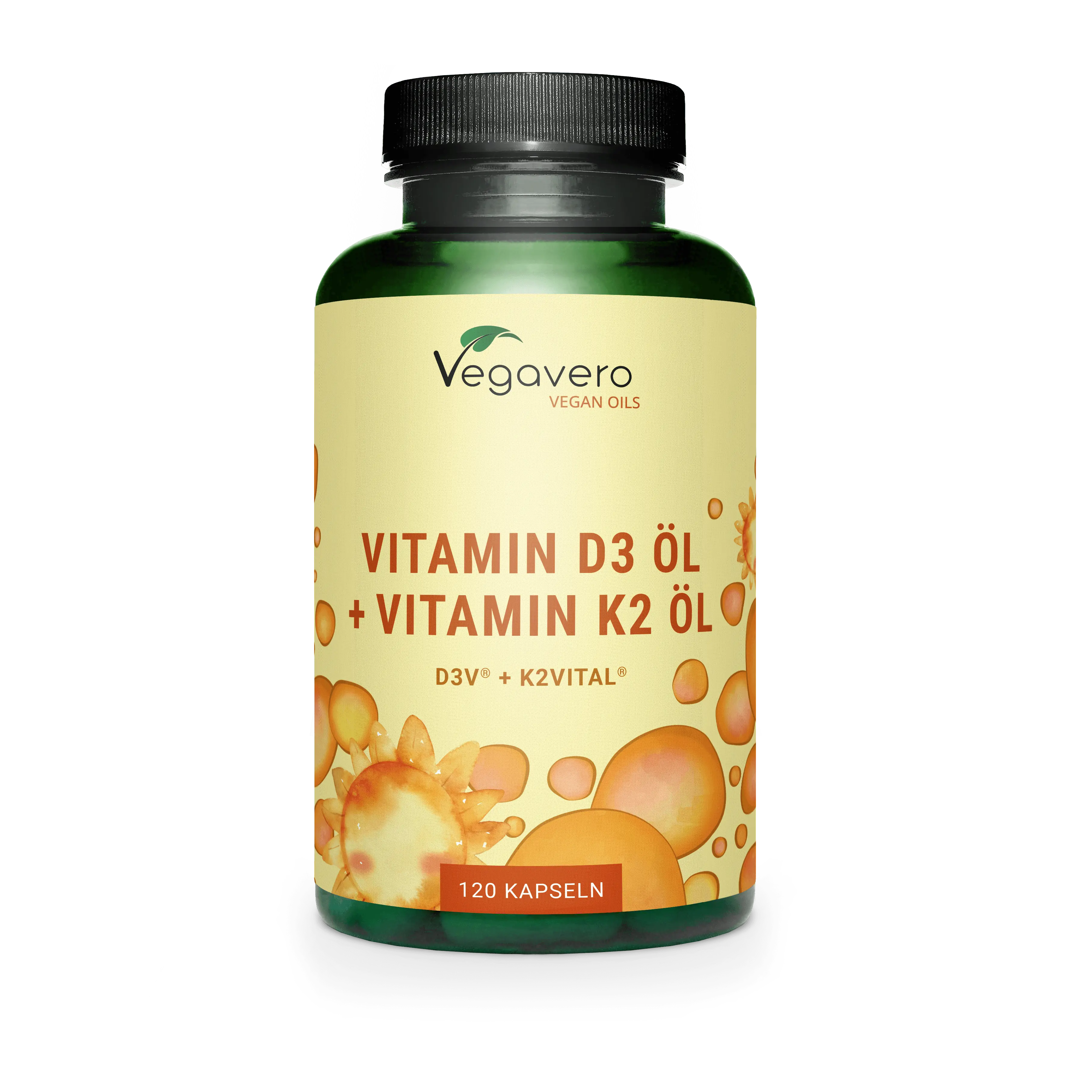 Vitamin D3 + K2 Öl Kapseln