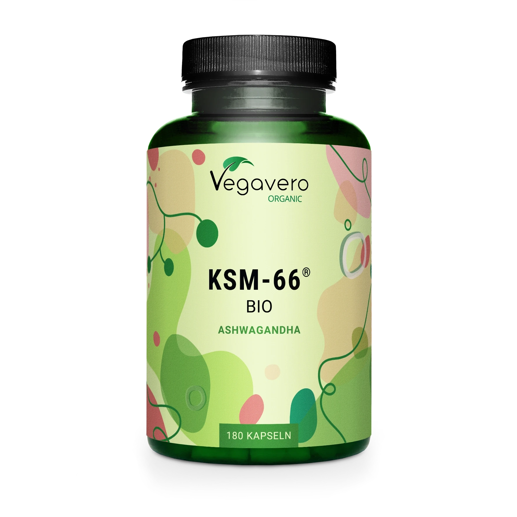 Ashwagandha KSM-66 Extracto Cápsulas Orgánico