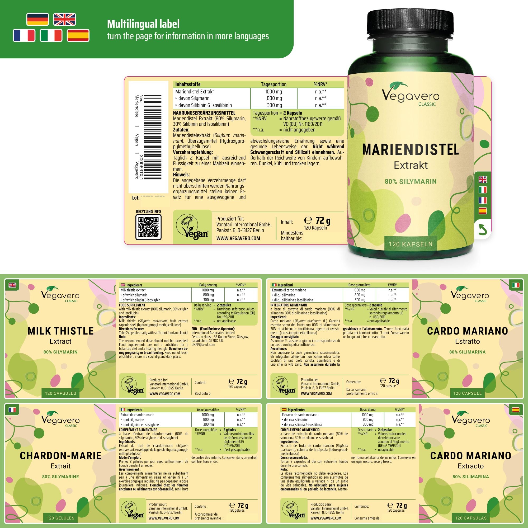 Mariendistel Extrakt Kapseln