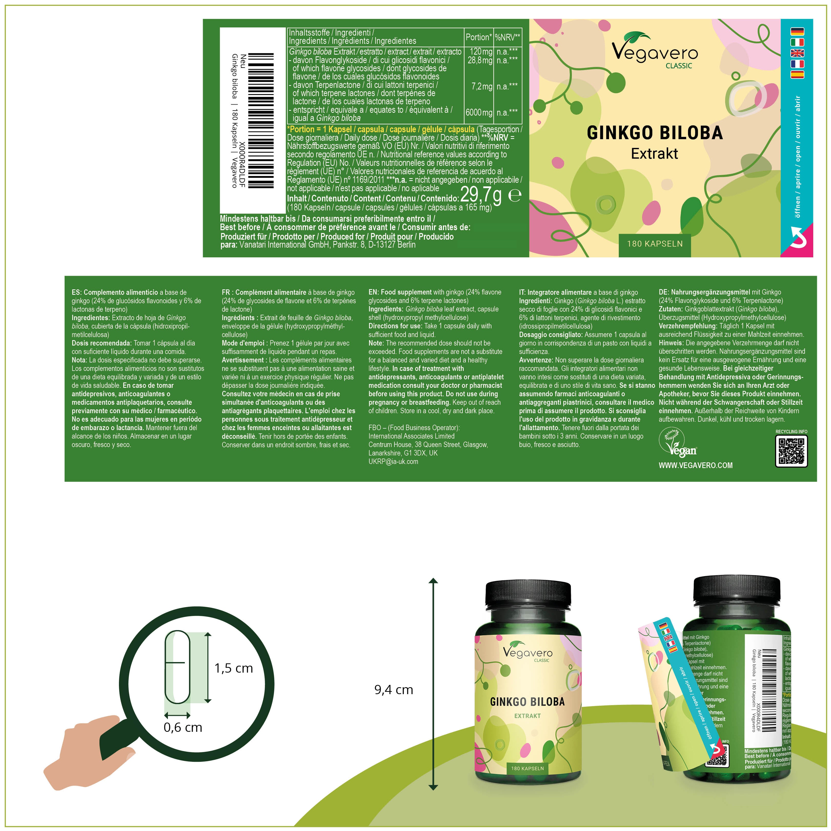 Ginkgo Biloba Extrakt Kapseln