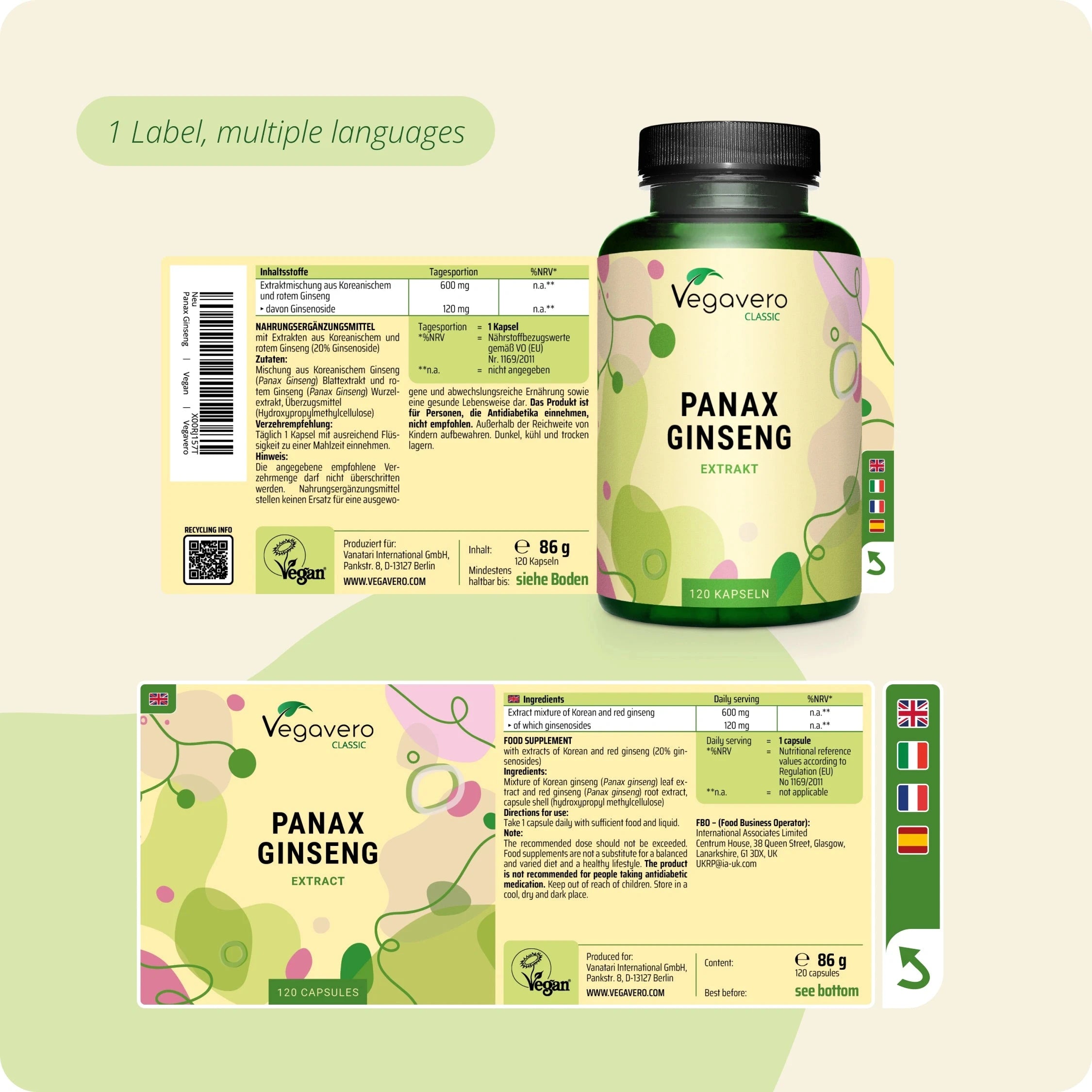 Panax Ginseng Extract Capsules