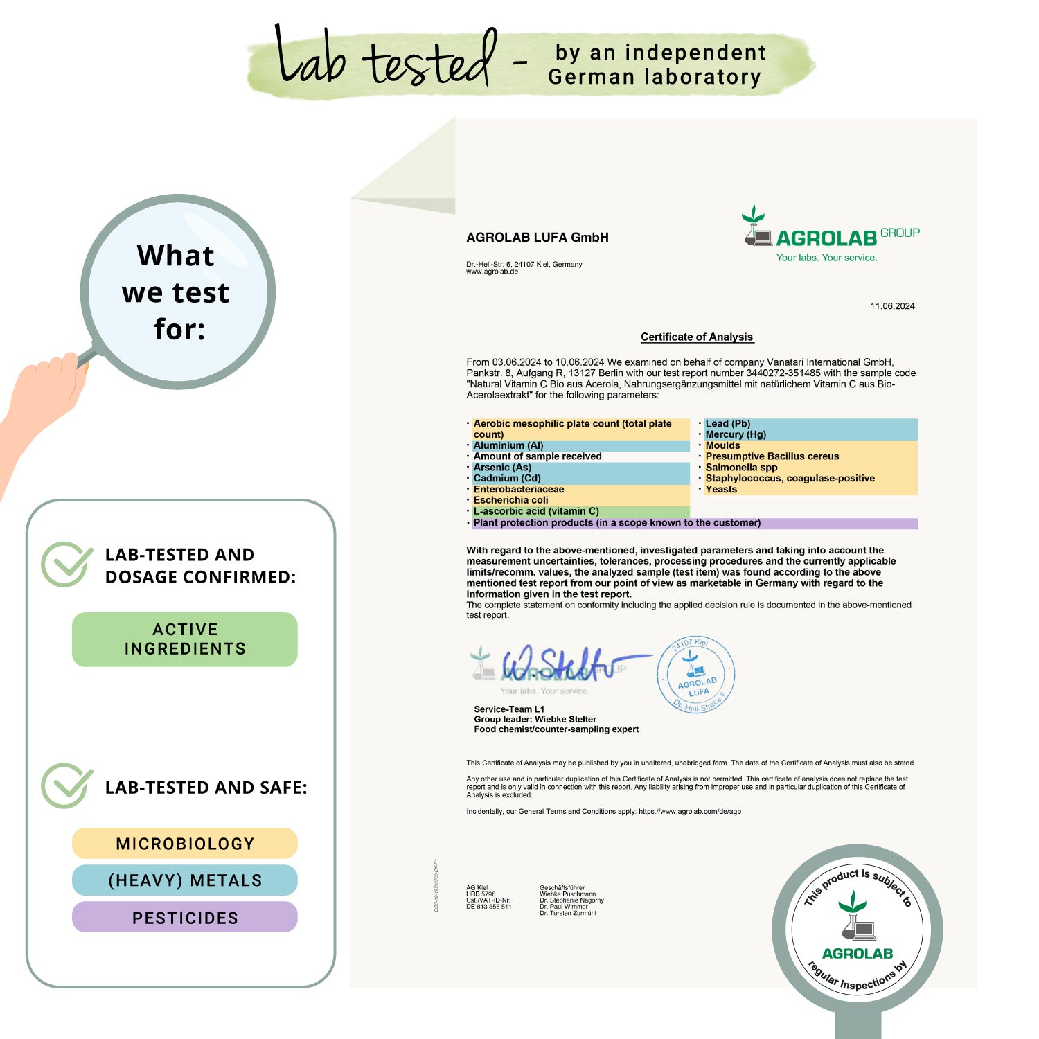Natürliches Vitamin C Kapseln Bio