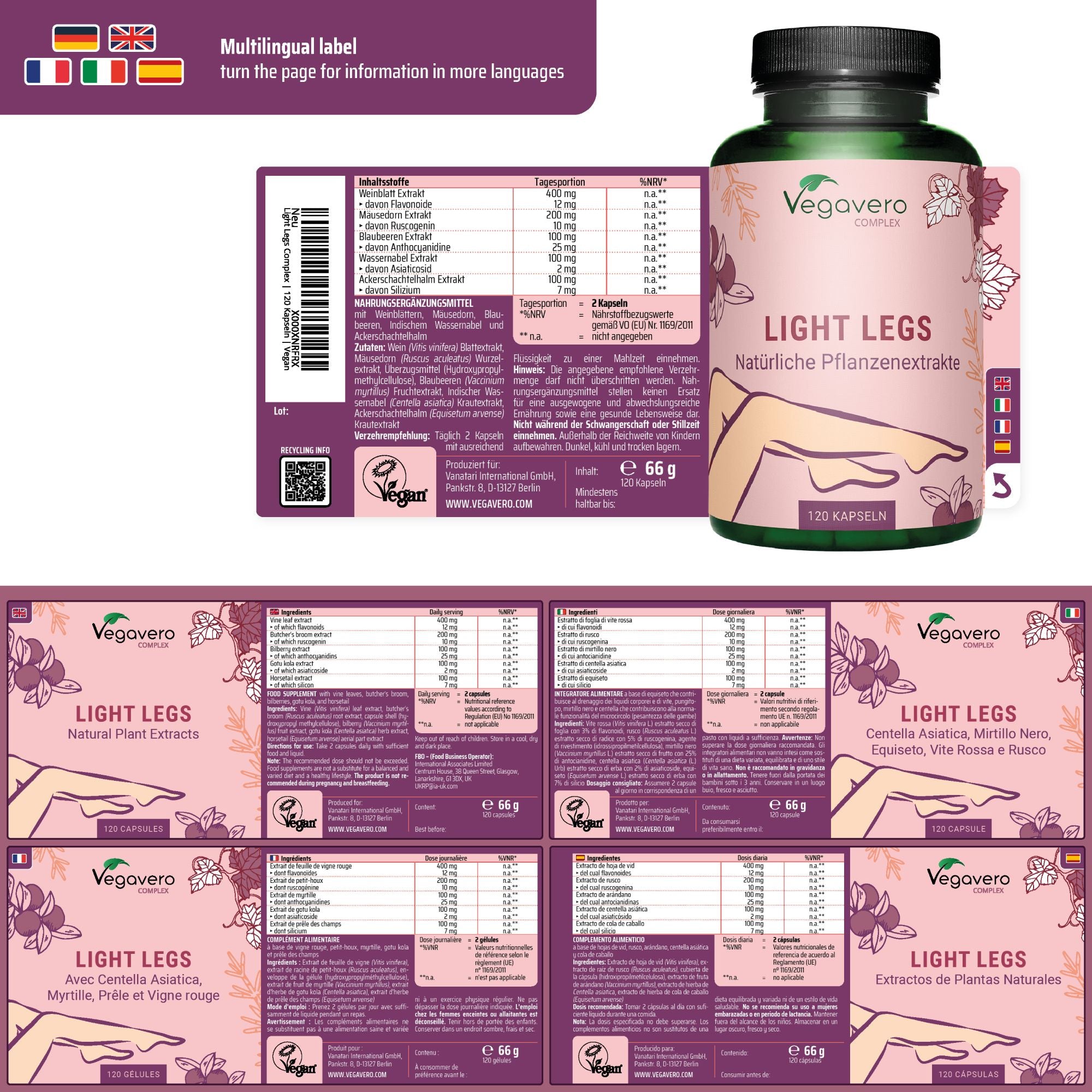 Light Legs Complex Kapseln