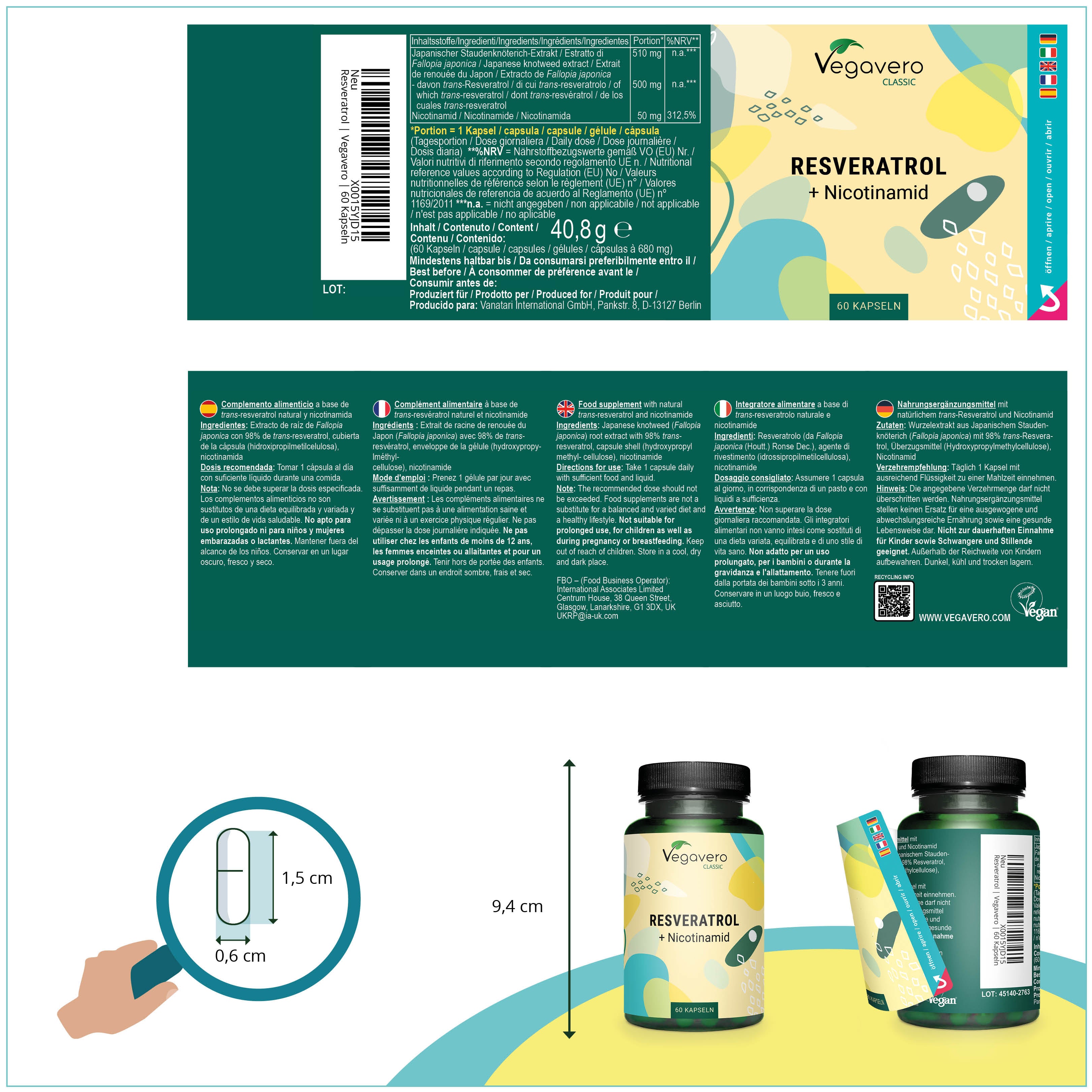 Resveratrol Plus Kapseln