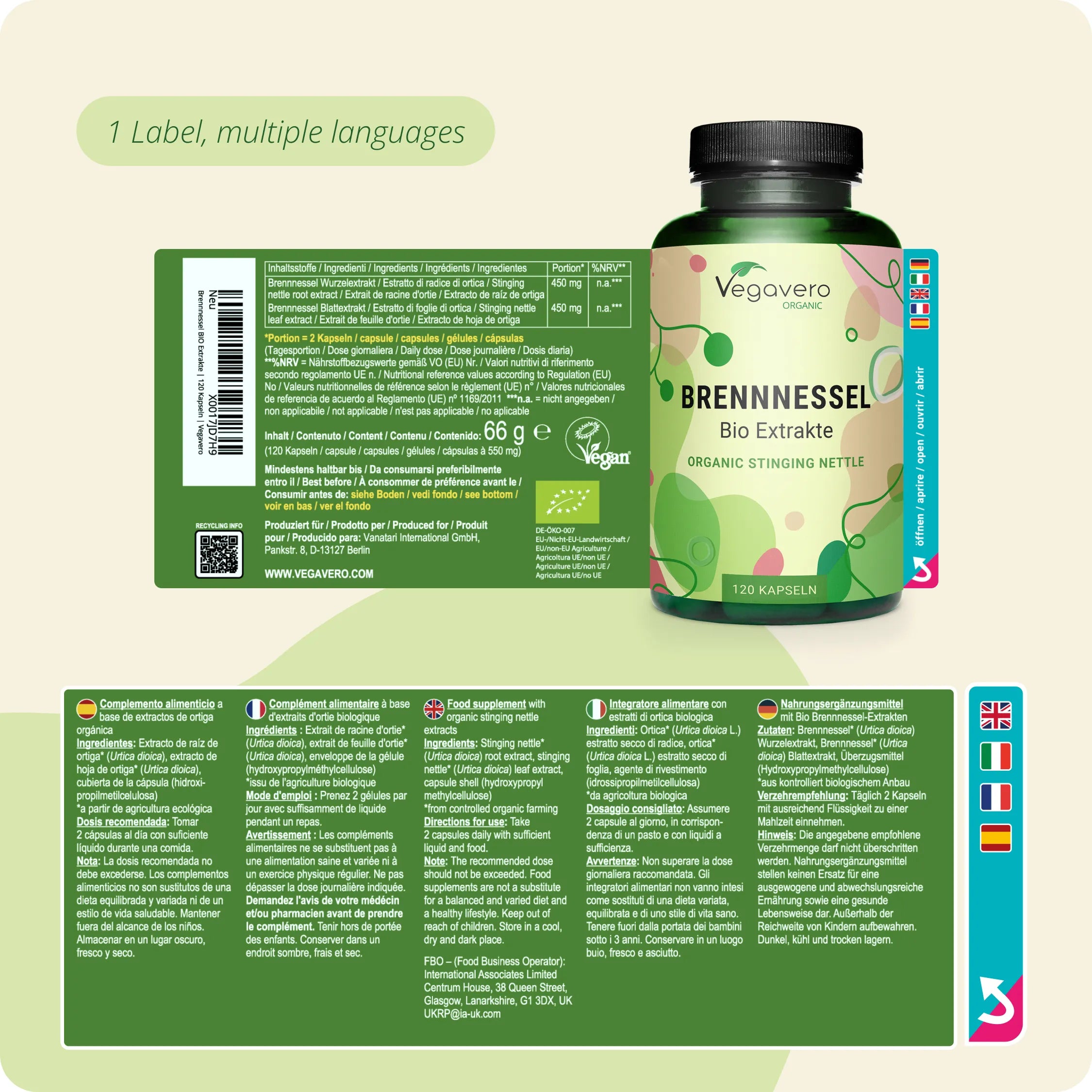 Stinging Nettle Capsules Organic