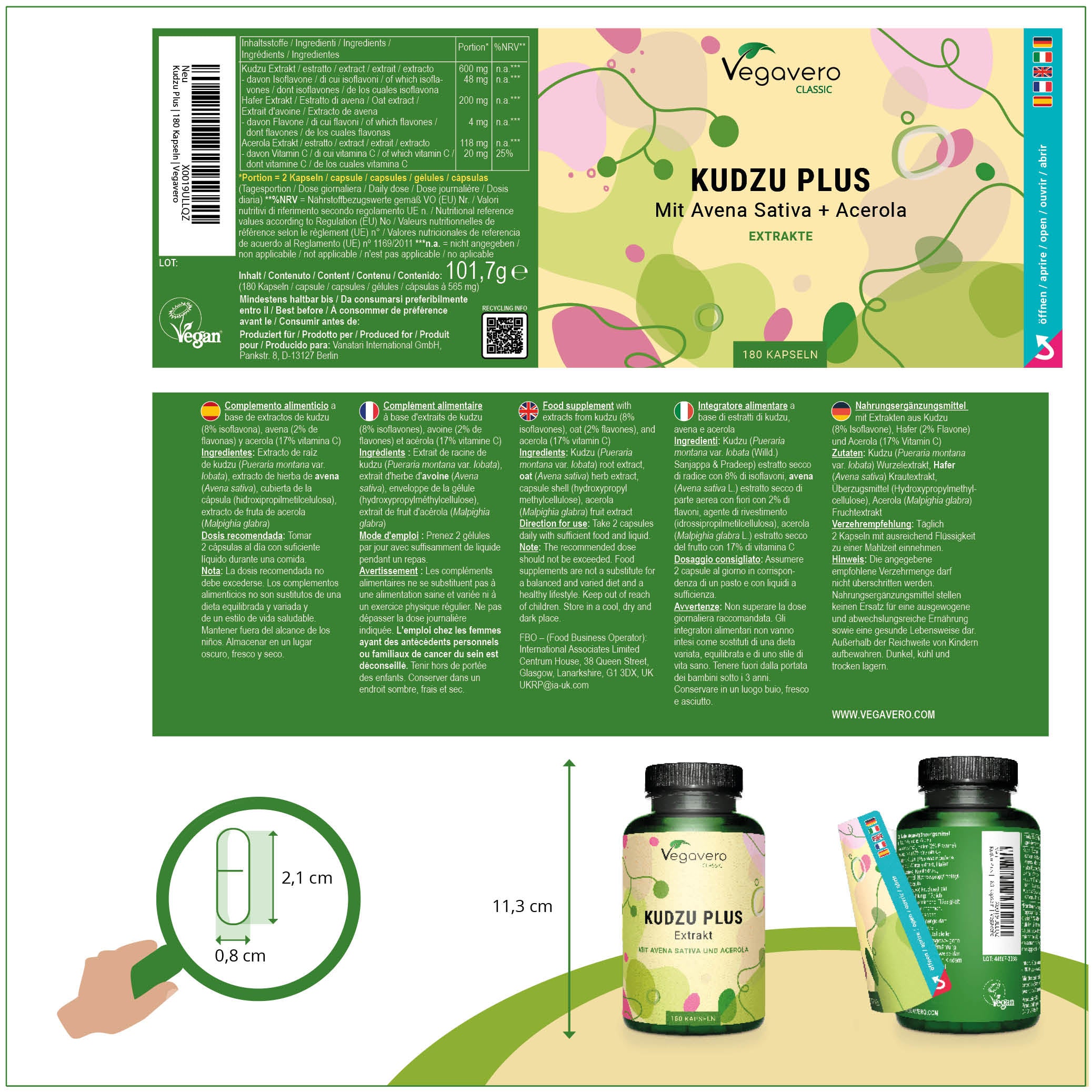 Kudzu Plus Kapseln