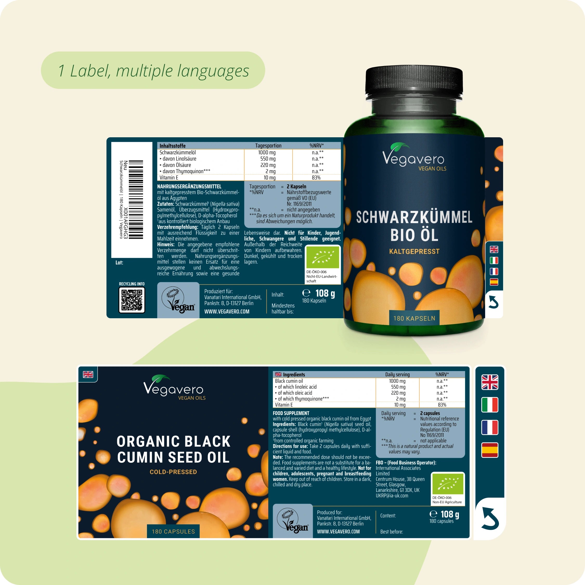 Black Cumin Seed Oil Capsules Organic