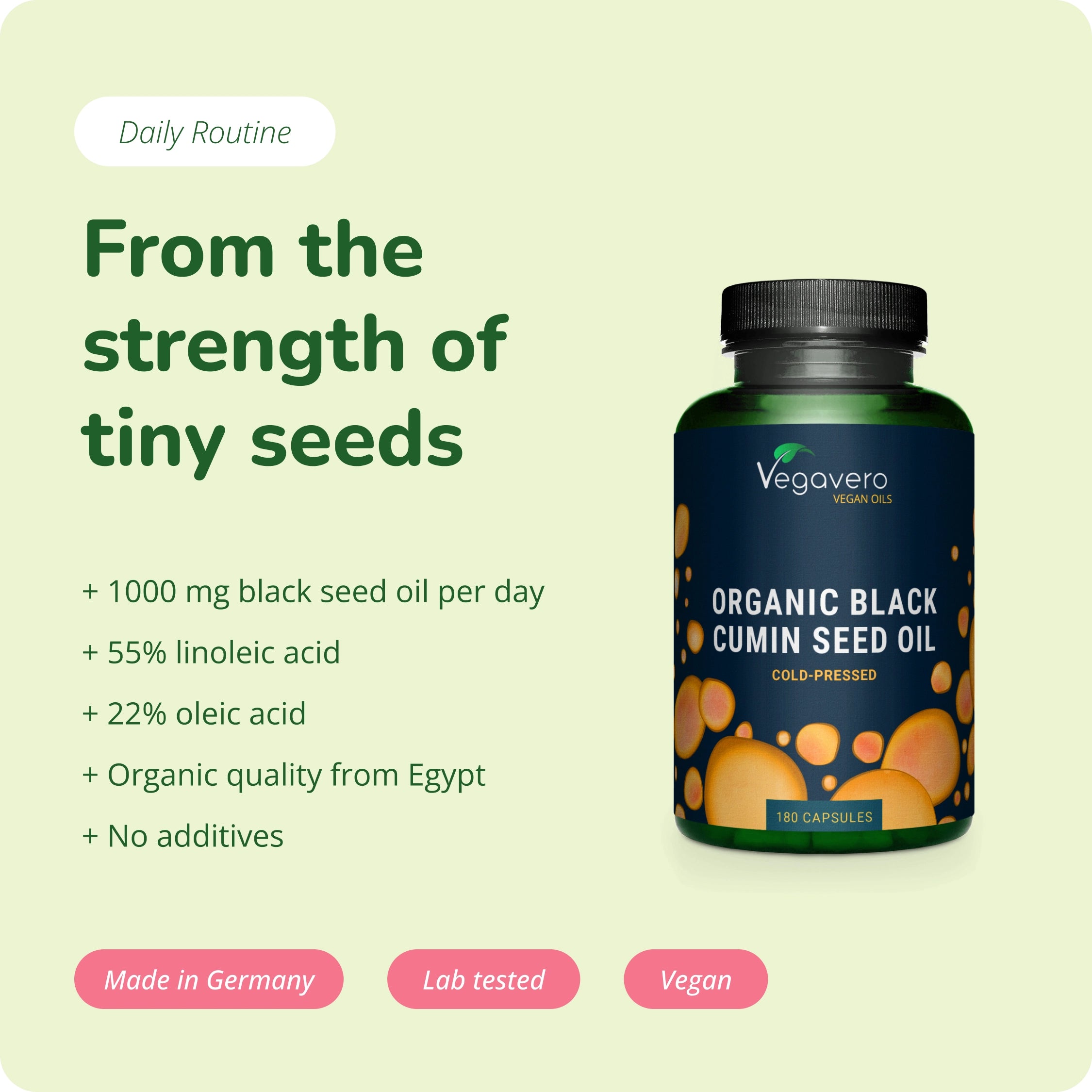 Black Cumin Seed Oil Capsules Organic