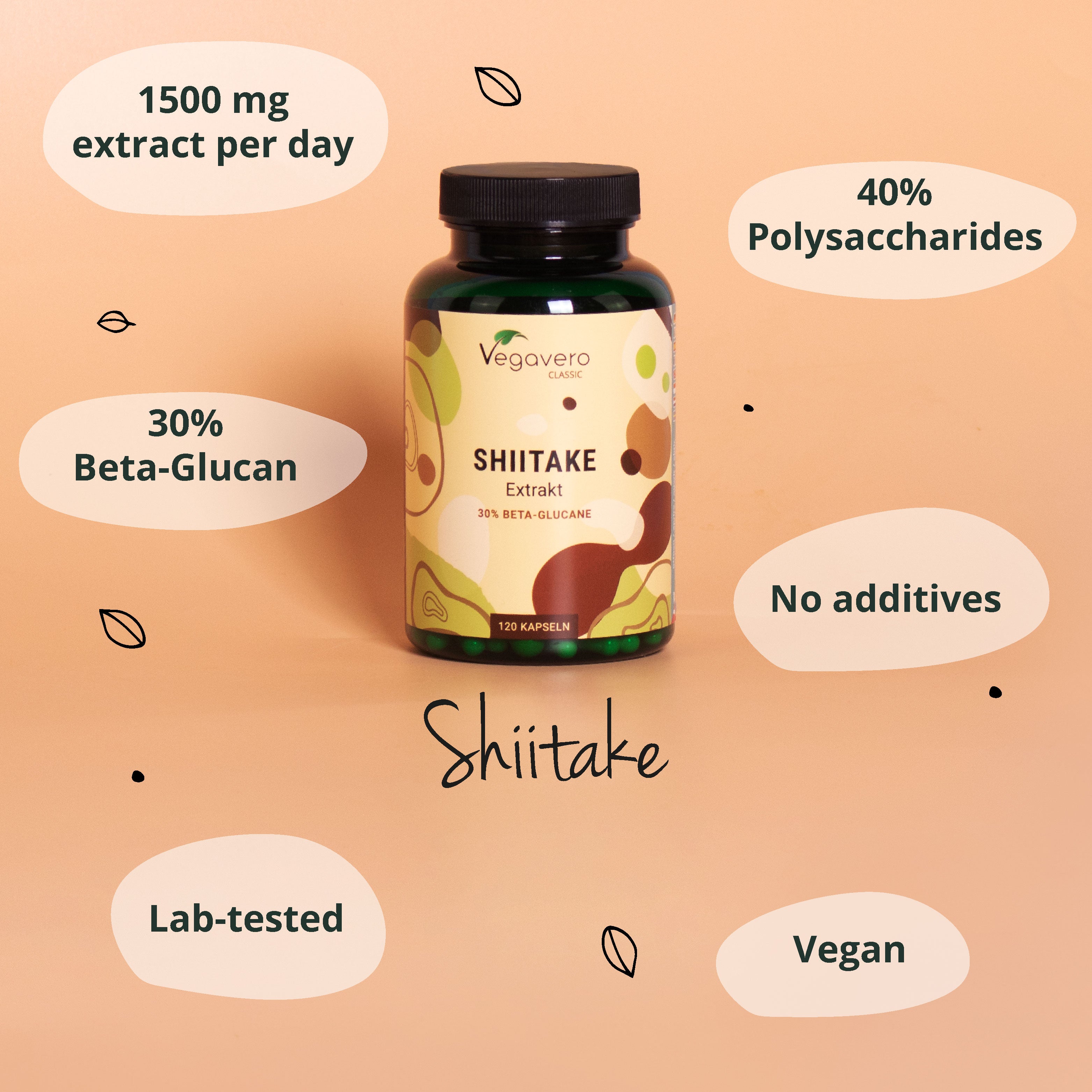 Shiitake Extrakt Kapseln