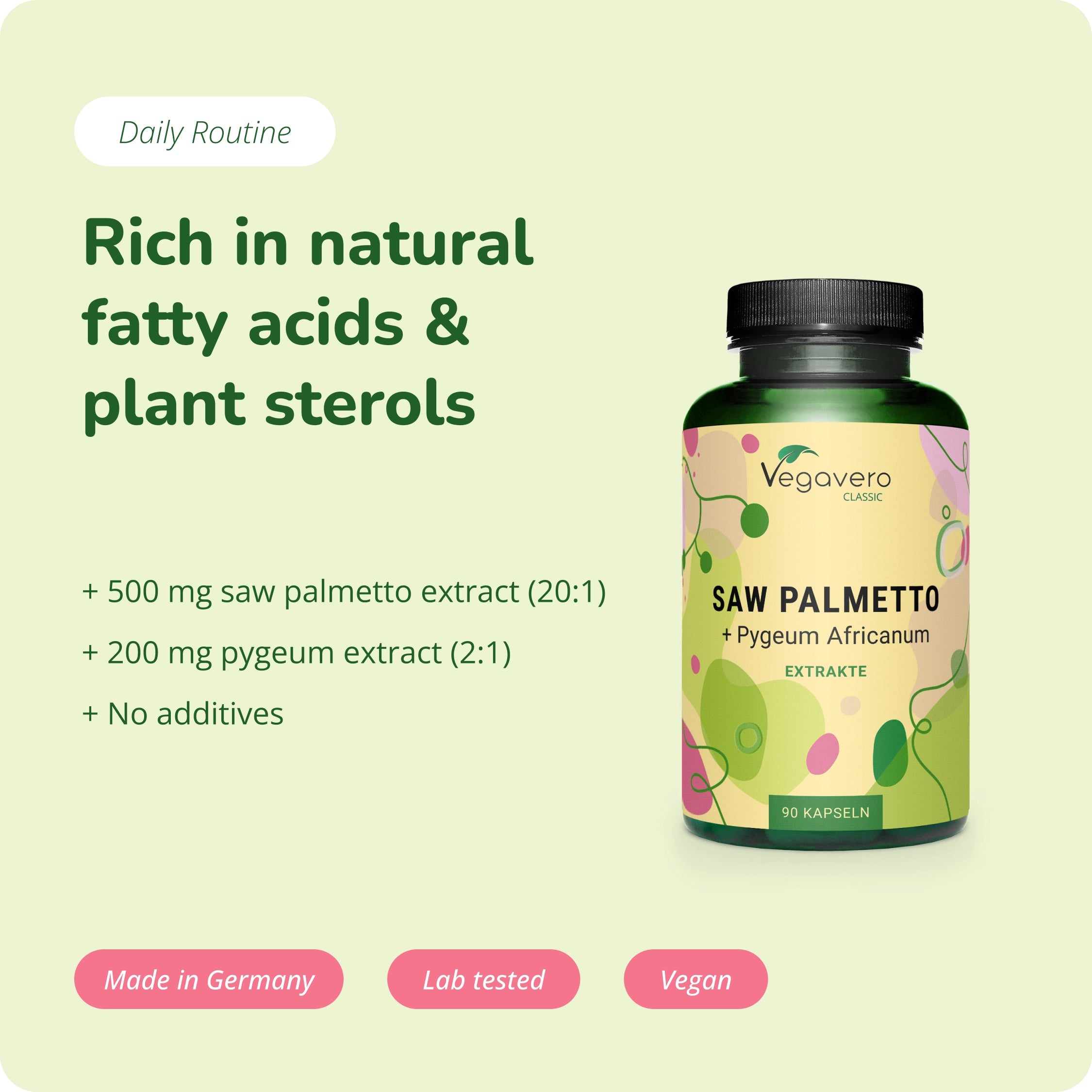 Saw palmetto + Pygeum africanum Extracts Capsules
