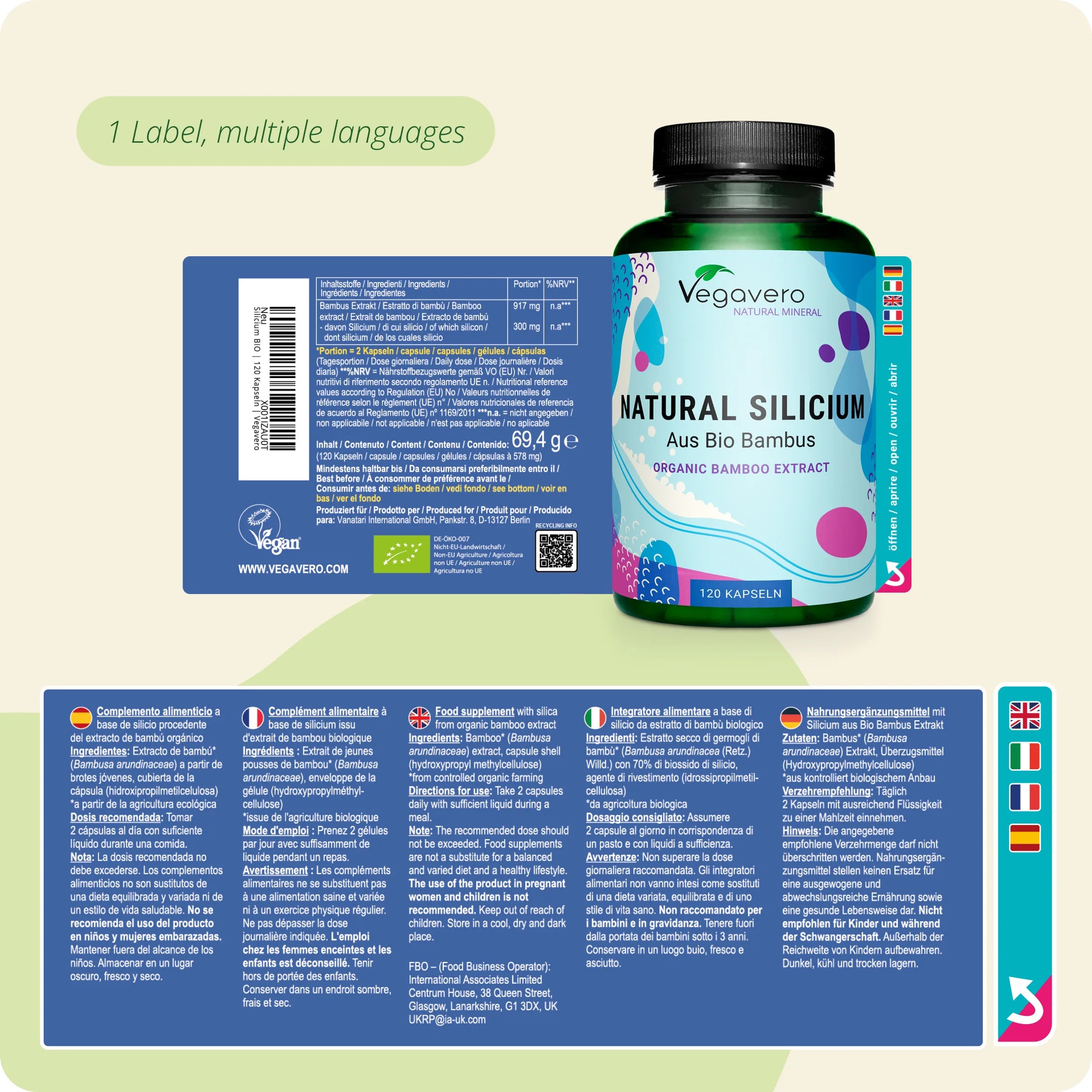 Natural Silicium Capsules Organic