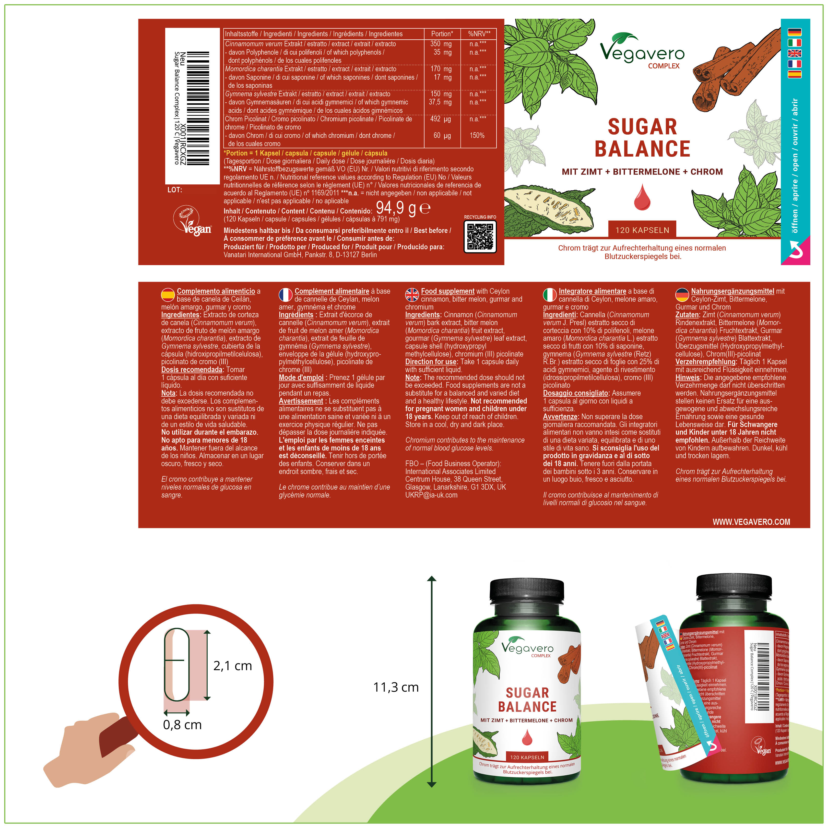 Sugar Balance Complex Kapseln