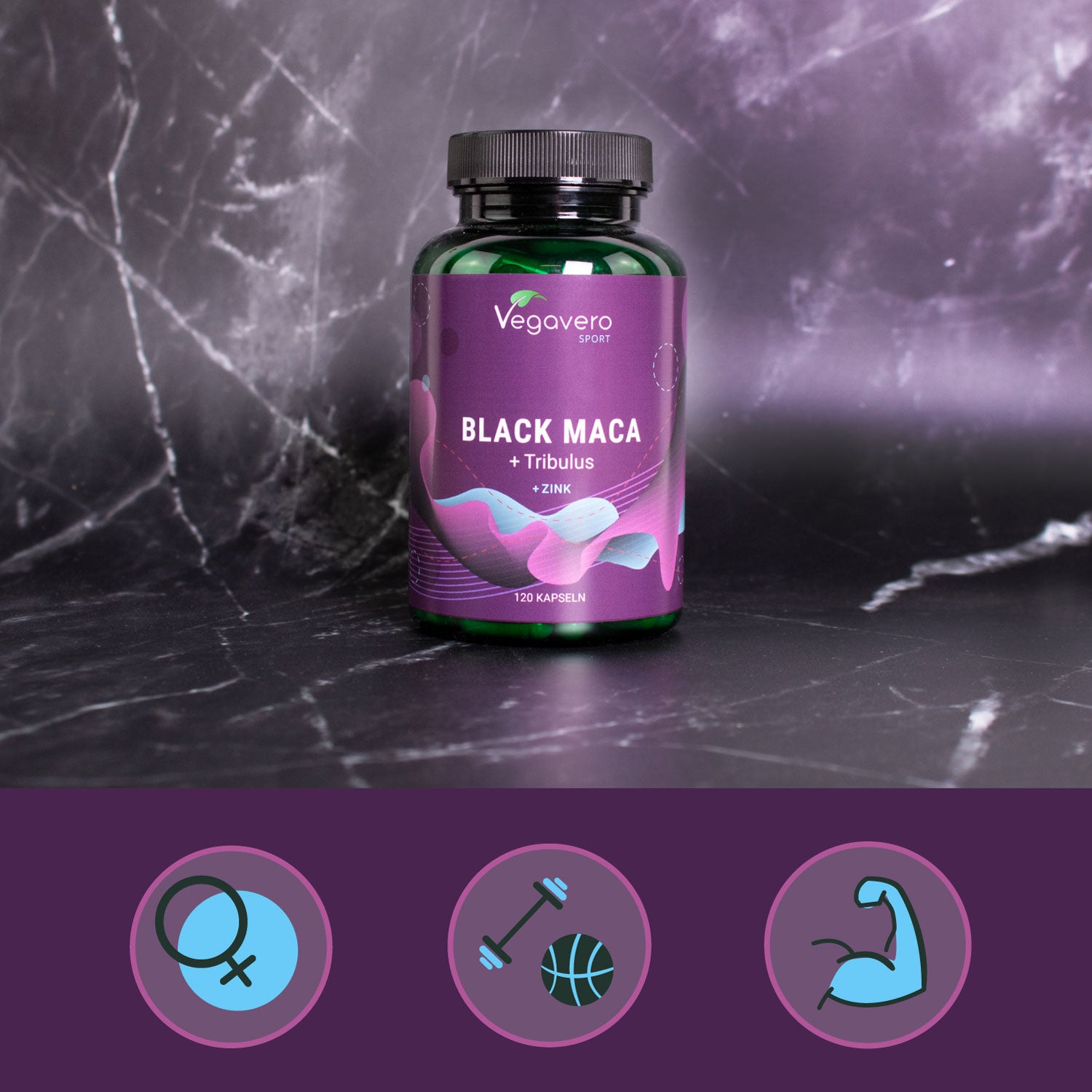 Black Maca + Tribulus Kapseln