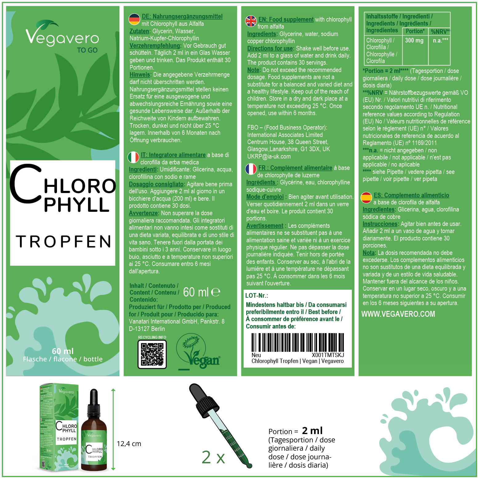 Chlorophyll Tropfen