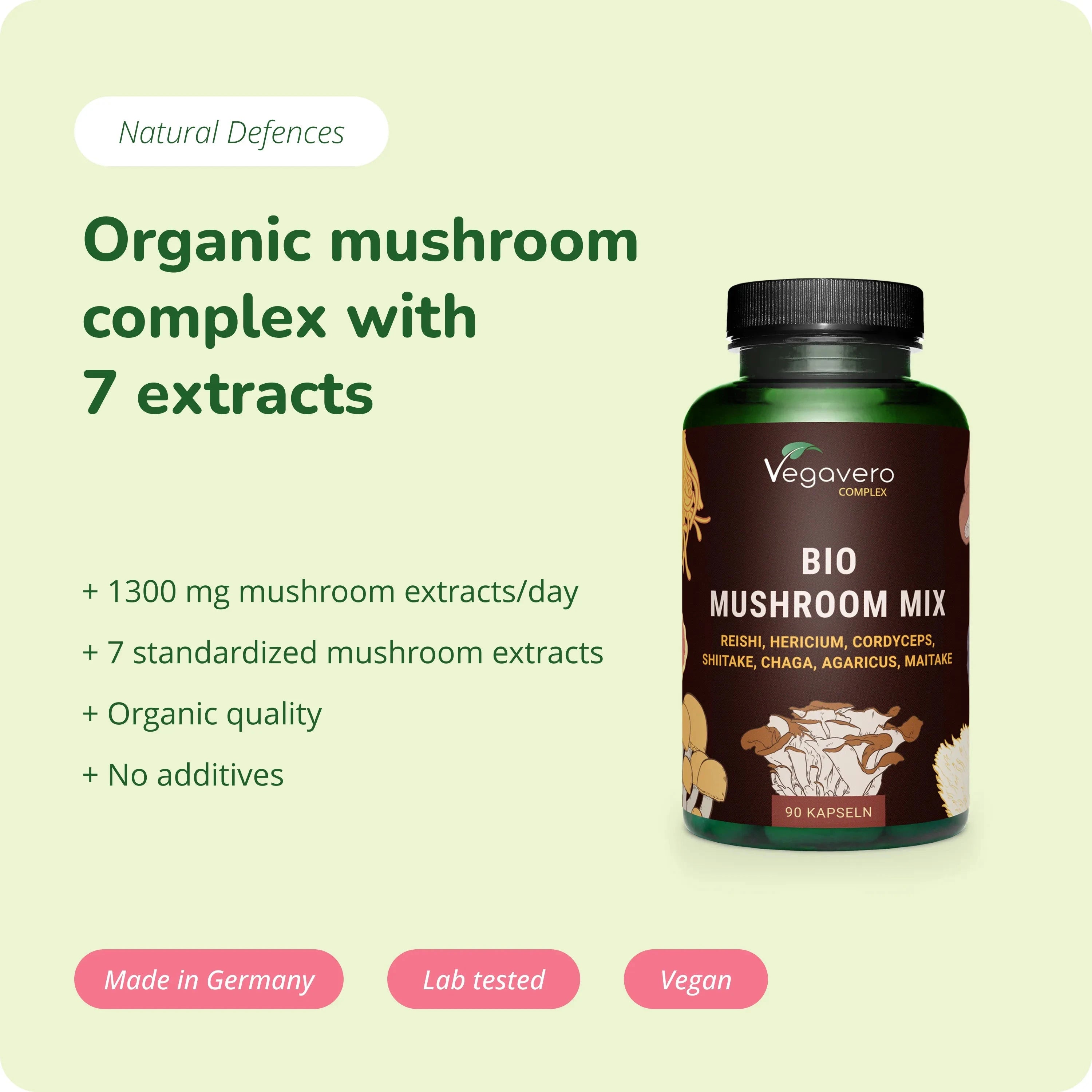 Mushroom Complex Kapseln Bio
