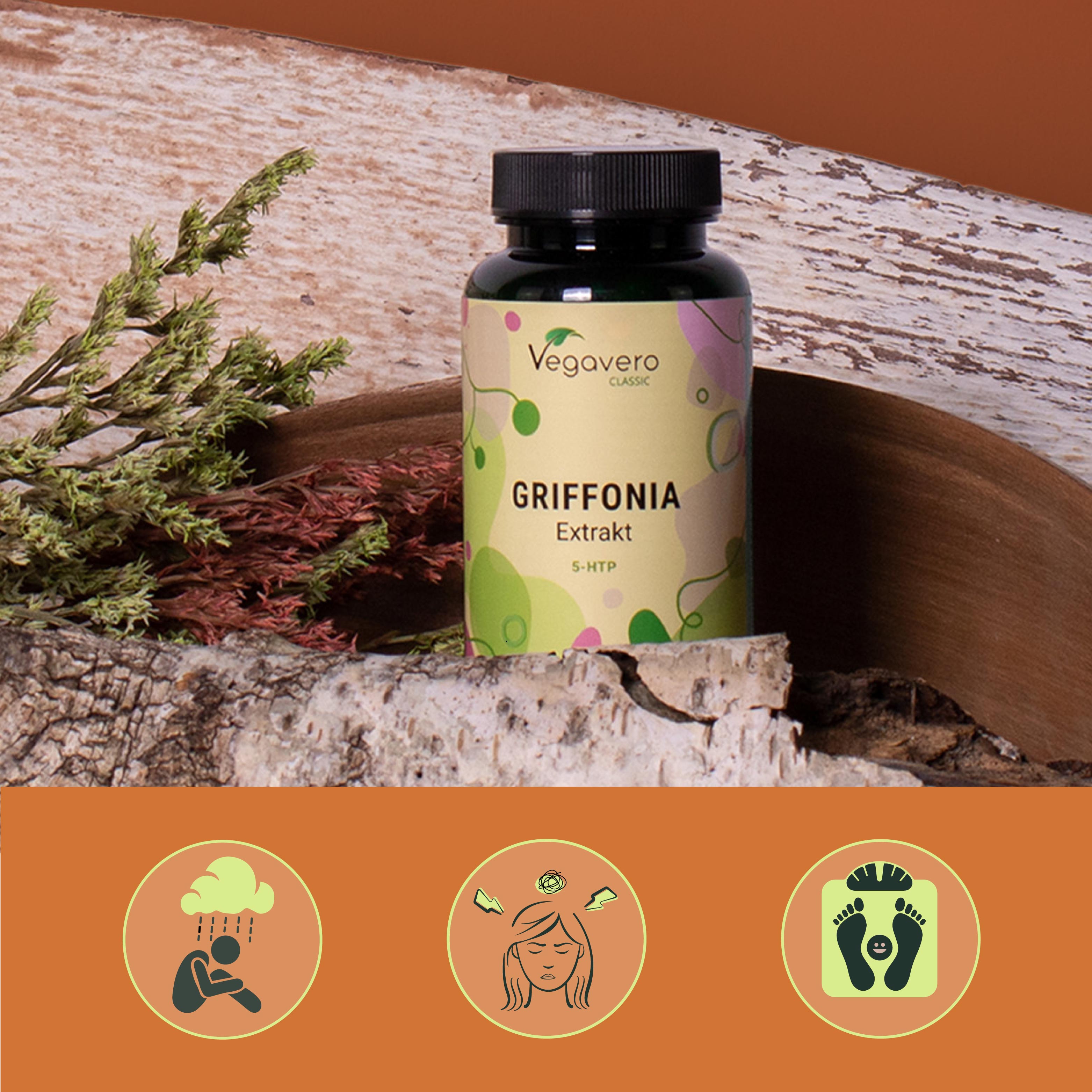 Griffonia Extrakt (5-HTP) Kapseln