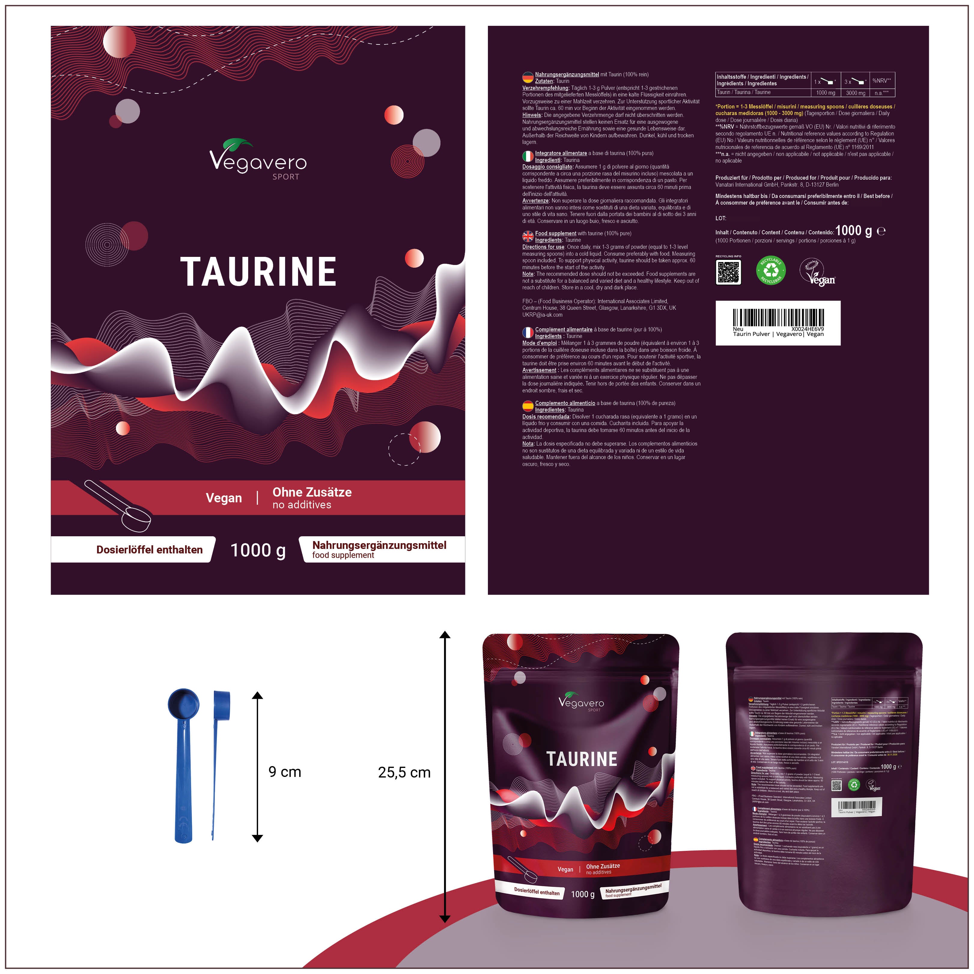 Taurin Pulver