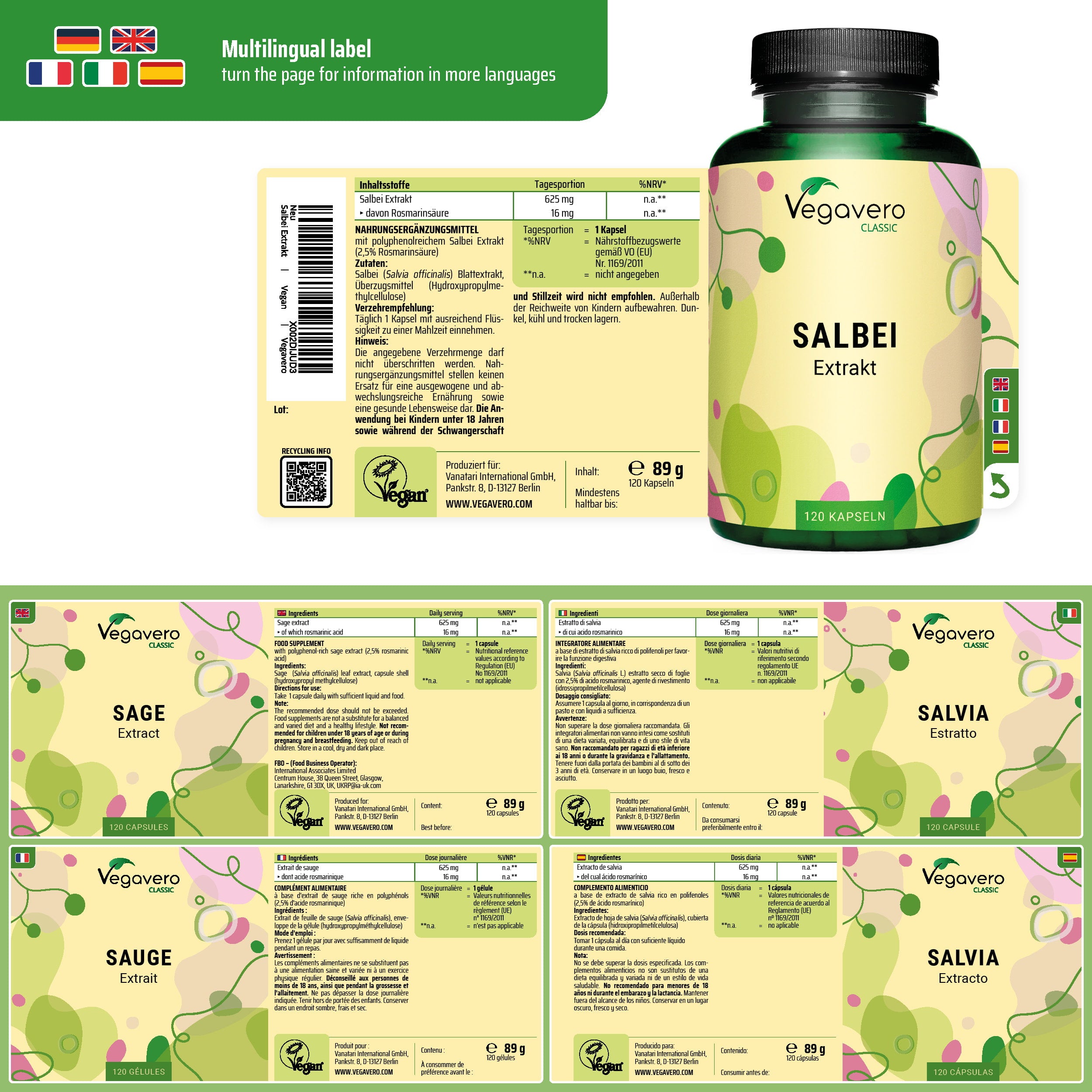 Sage Extract Capsules