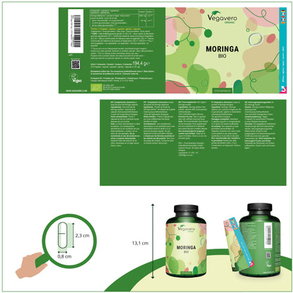 Moringa Oleifera Kapseln Bio