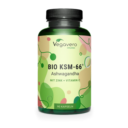 Ashwagandha KSM-66 Extrakt Kapseln Bio