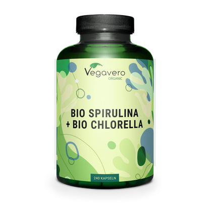 Spirulina + Chlorella Kapseln Bio