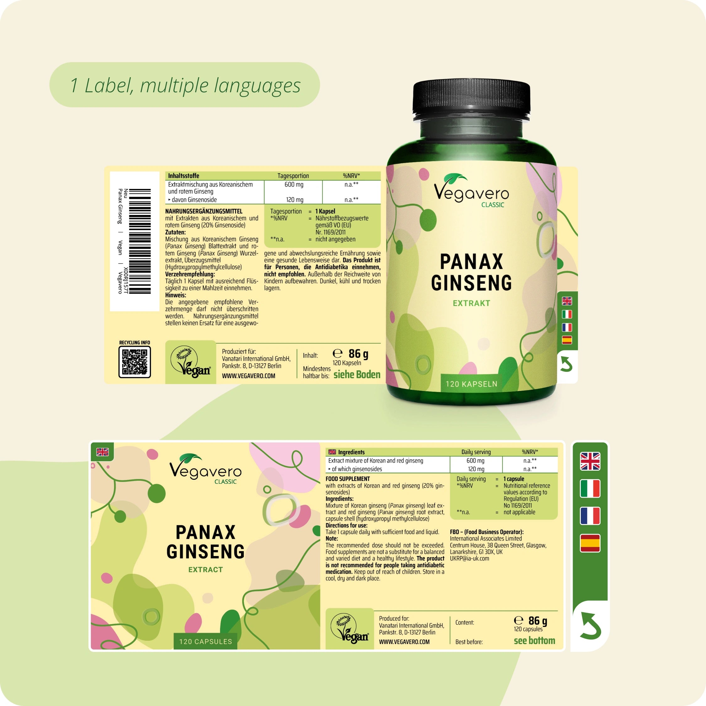 Panax Ginseng Extract Capsules
