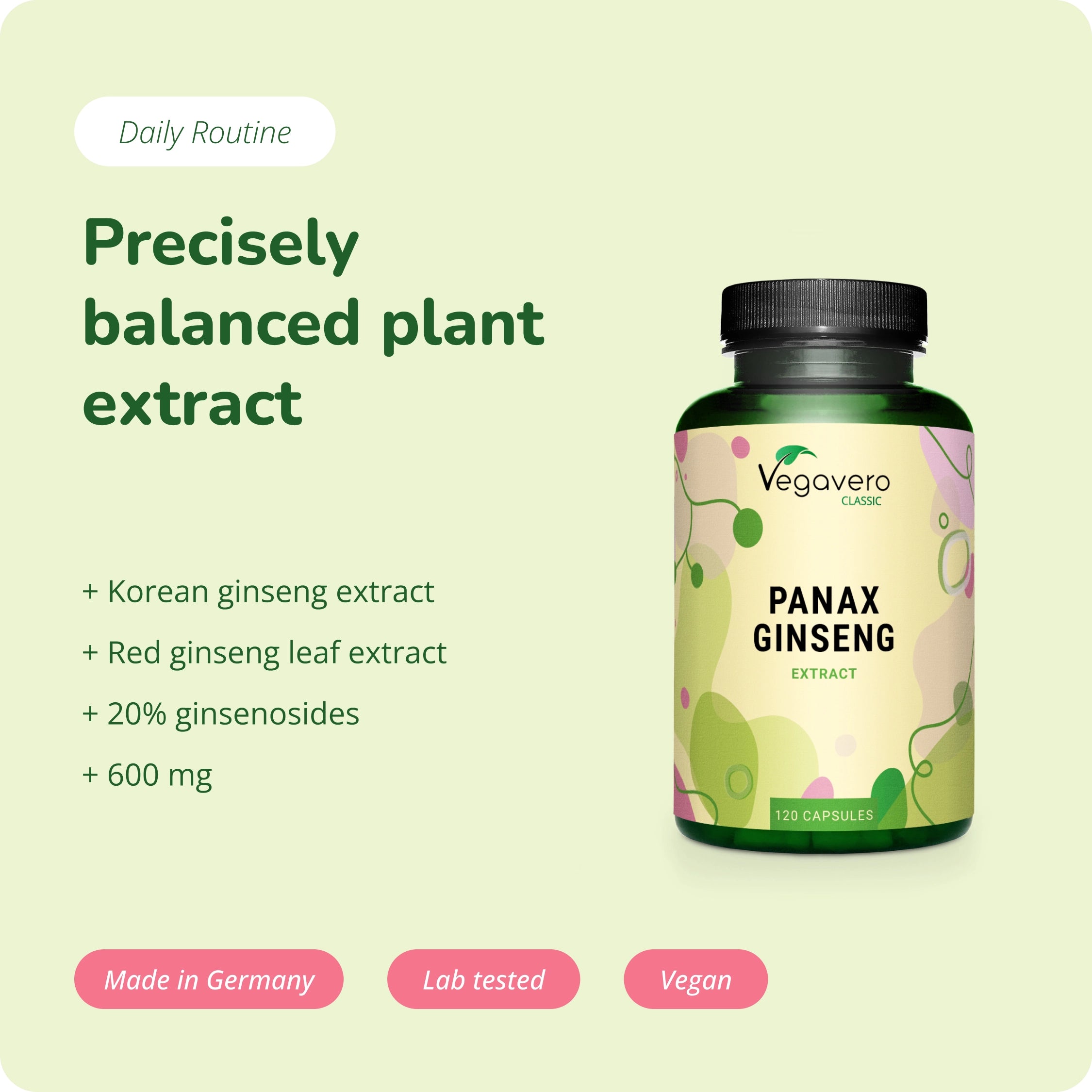 Panax Ginseng Extract Capsules