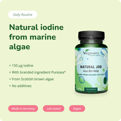 Natürliches Jod Kapseln Bio