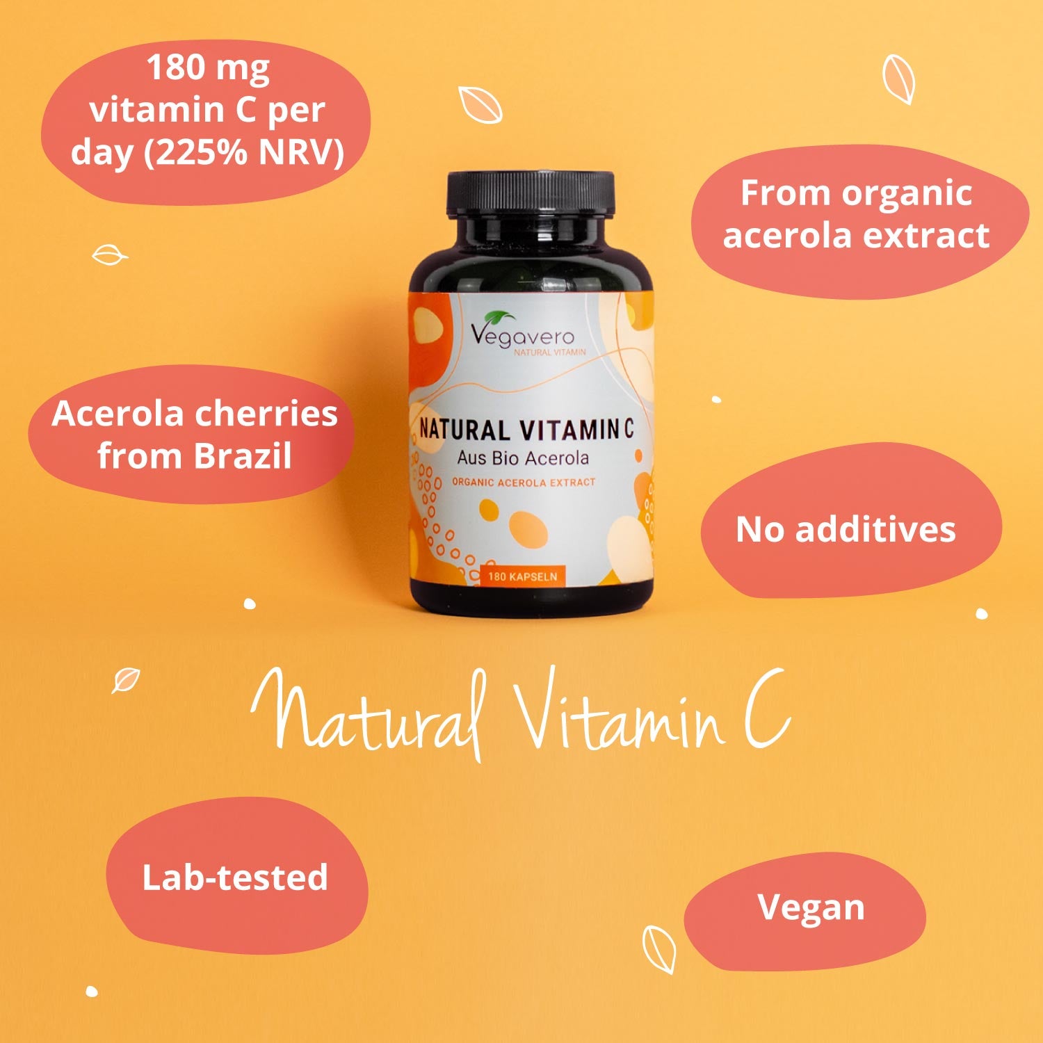 Natürliches Vitamin C Kapseln Bio