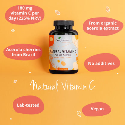 Natürliches Vitamin C Kapseln Bio