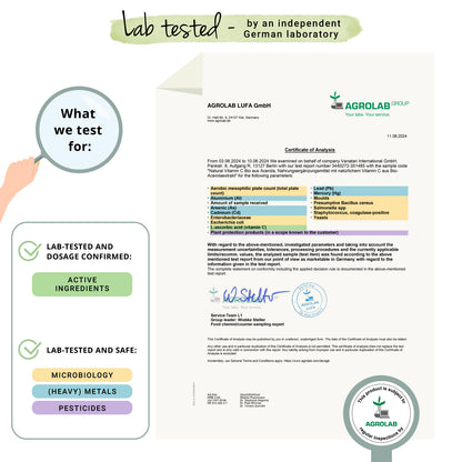Natürliches Vitamin C Kapseln Bio
