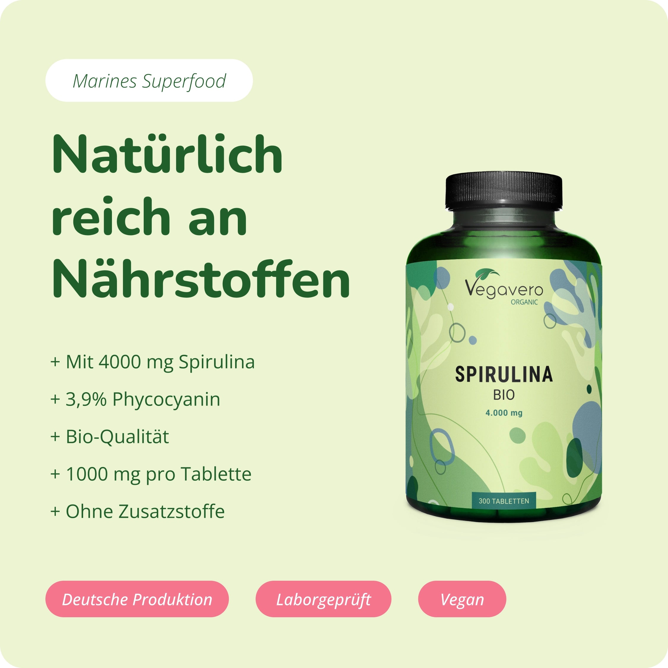 Spirulina Tabletten Bio