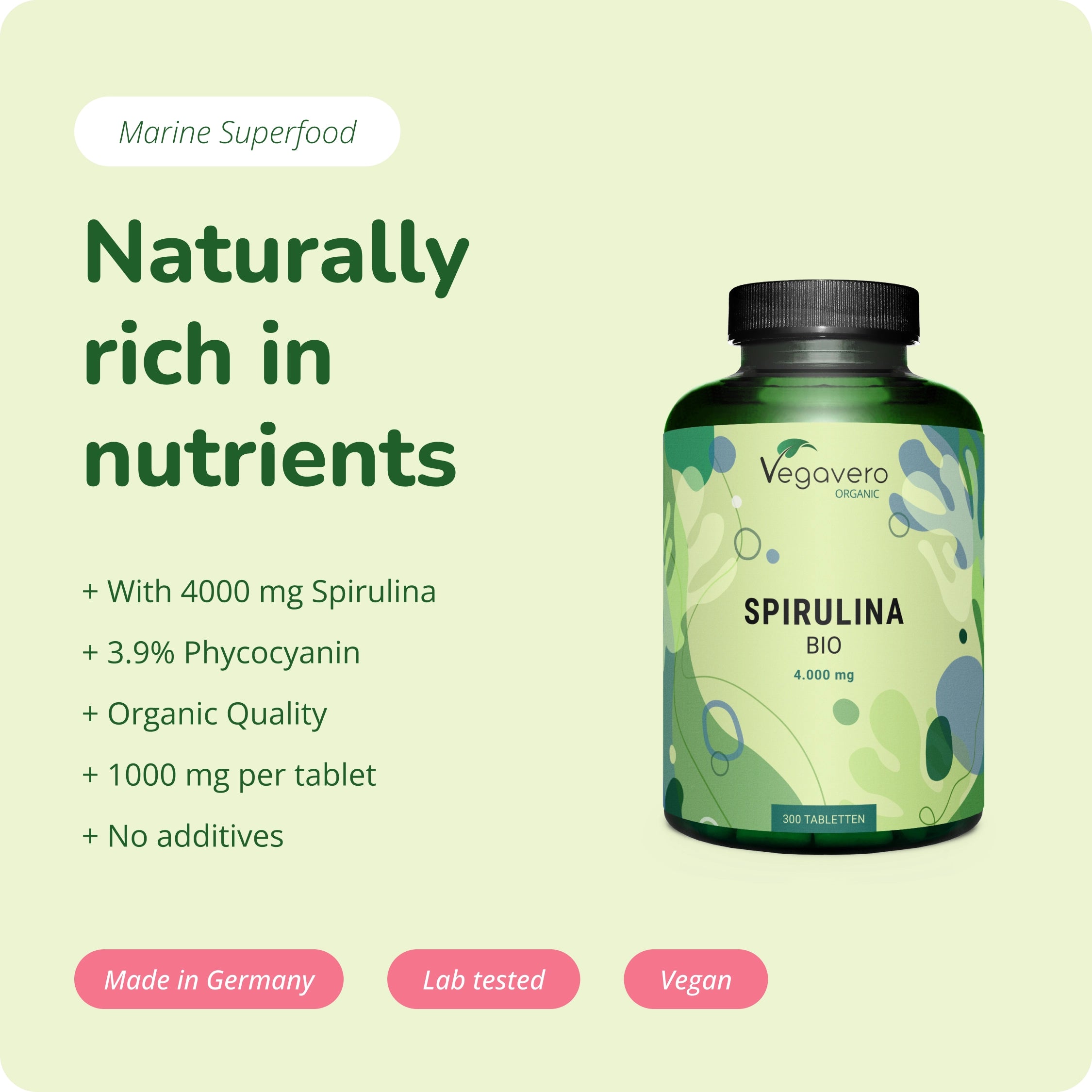 Spirulina Tablets Organic
