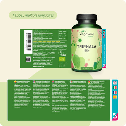 Triphala Cápsulas Orgánico