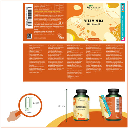 Vitamin B3 (Nicotinamid) Kapseln