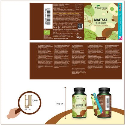 Maitake Extrakt Kapseln Bio