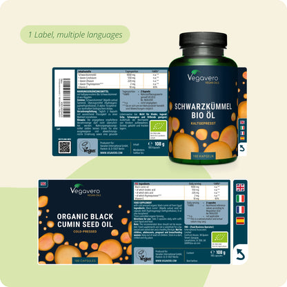 Black Cumin Seed Oil Capsules Organic