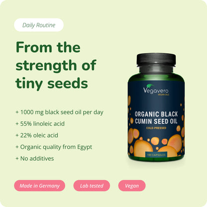 Black Cumin Seed Oil Capsules Organic