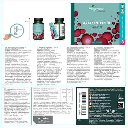 Astaxanthin Öl Kapseln