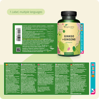 Ginkgo + Ginseng Extrakt Kapseln