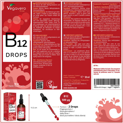 Vitamina B12 en Gotas