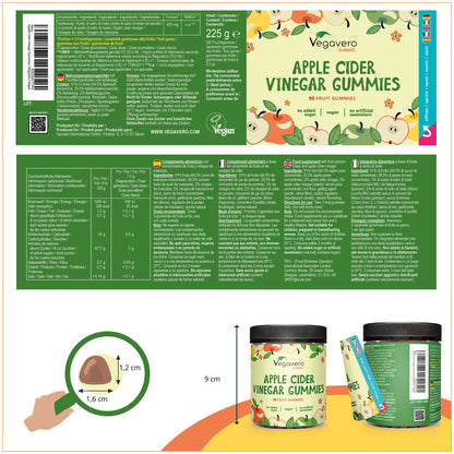 Apfelessig Gummies