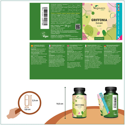 Griffonia Extrakt (5-HTP) Kapseln
