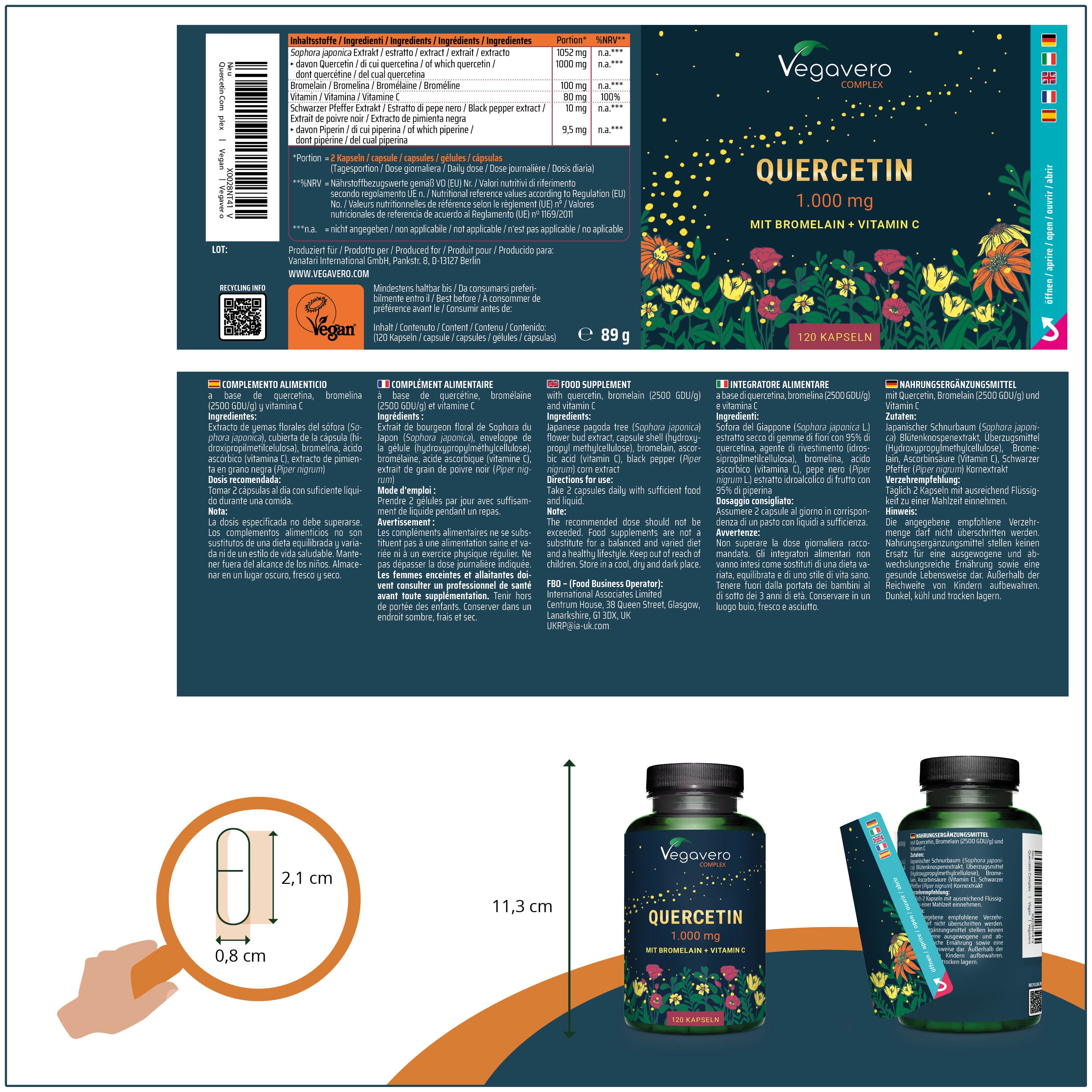 Quercetina Complex Capsulas